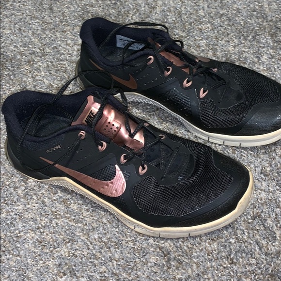 Nike Shoes - Black and rose gold Nike Metcon